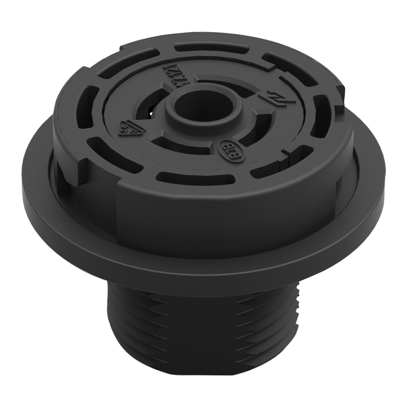 Receptacle ZB 18 flat seal standardised cut-out for communication and sensor units