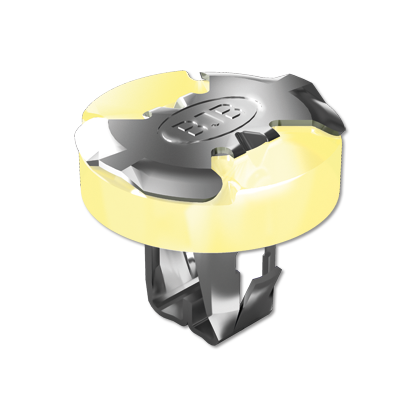 P2F (Push-to-Fix) Fixing element for LED modules