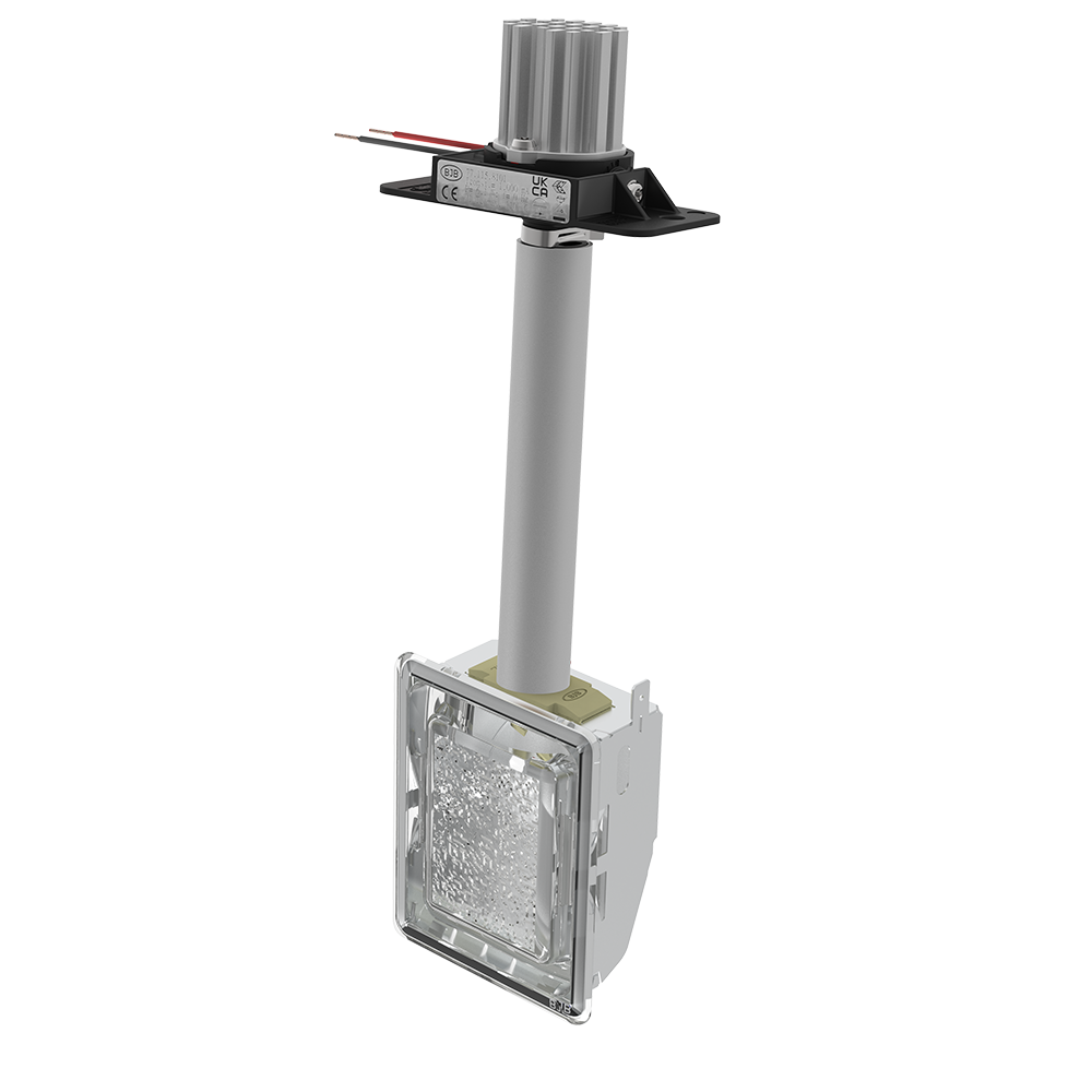 LED oven lamp Square 55x70 Set with LED unit 77.115.8101 und reflector unit 77.638.U201