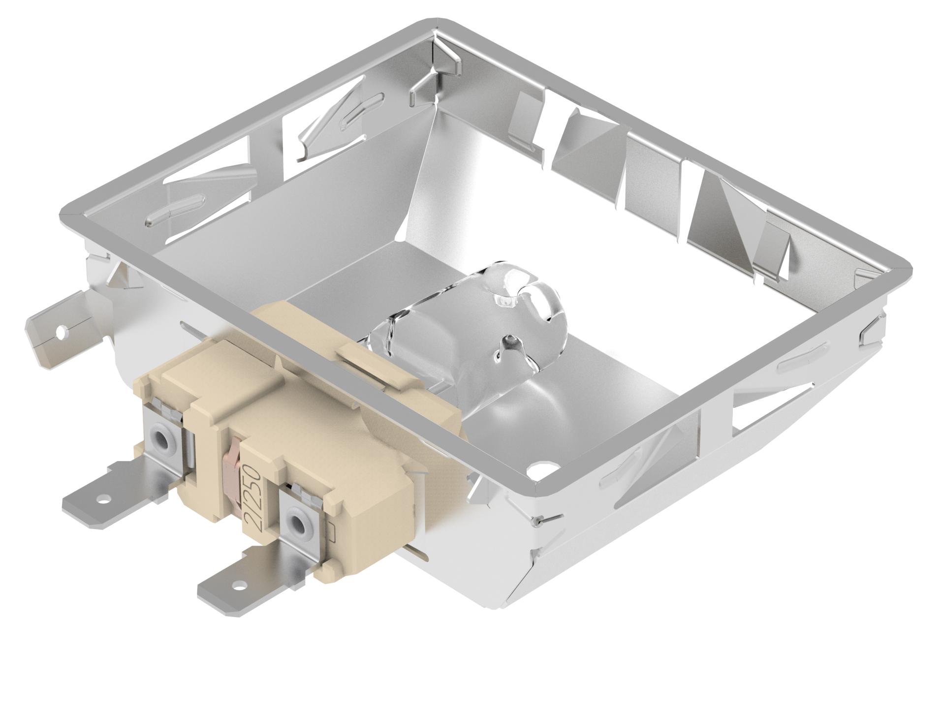 G9 Oven lamp subassemly, 55 x 70 mm